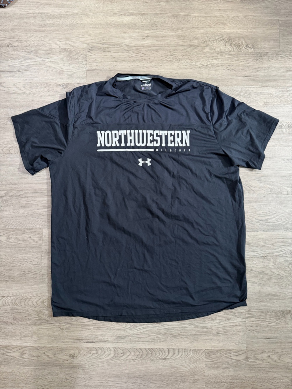 Under Armour Black Northwestern Wildcats Graphic Tee